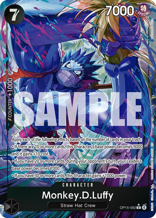Monkey.D.Luffy (OP15-092) (Alternate Art) - OP15-092 - (Adventure on Kami's Island)