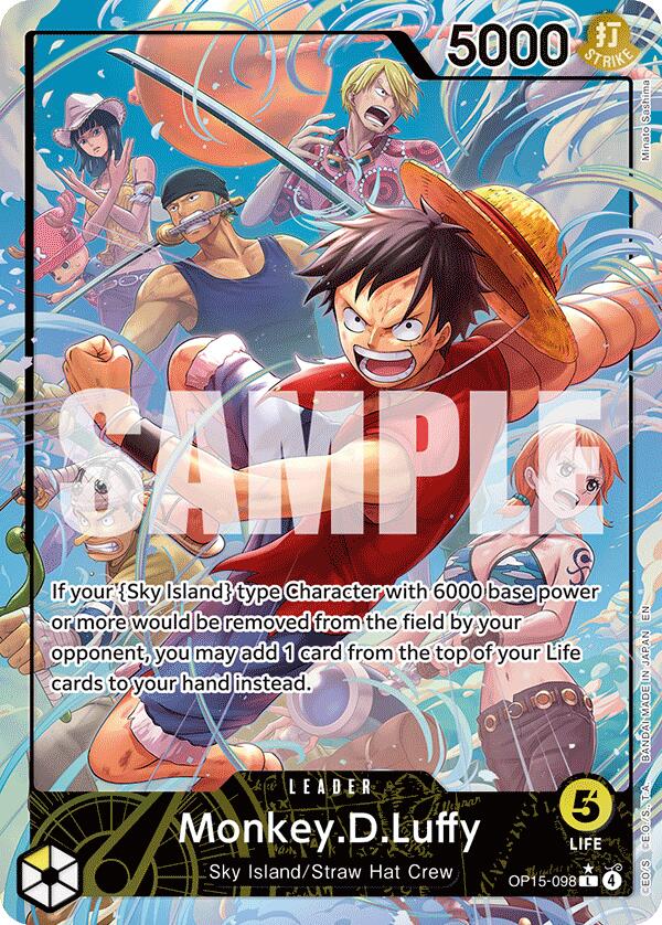 Monkey.D.Luffy (OP15-098) (Alternate Art) - OP15-098 - (Adventure on Kami's Island)