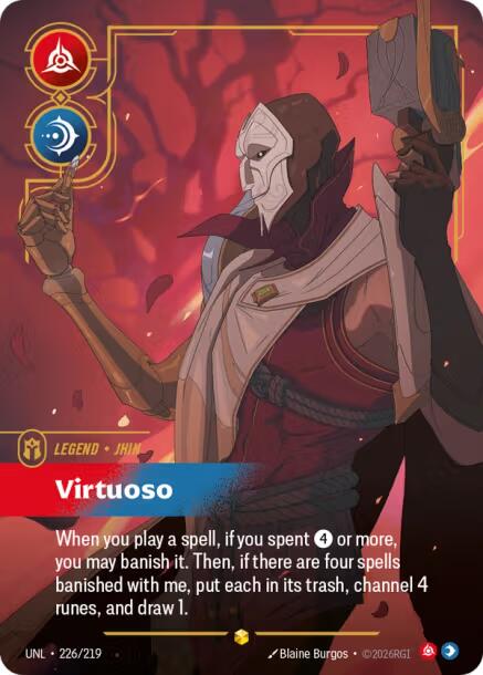 Unleashed - Jhin - Virtuoso (Overnumbered) 226/219