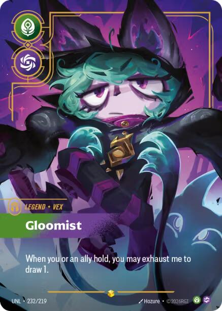 Unleashed - Vex - Gloomist (Overnumbered) 232/219