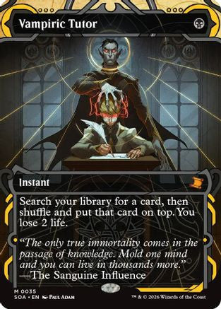 Vampiric Tutor (SOA-035) - Secrets of Strixhaven: Mystical Archive