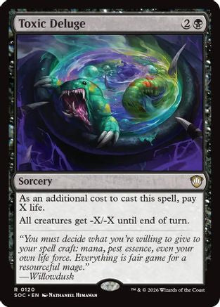 Toxic Deluge (SOC-120) - Commander: Secrets of Strixhaven