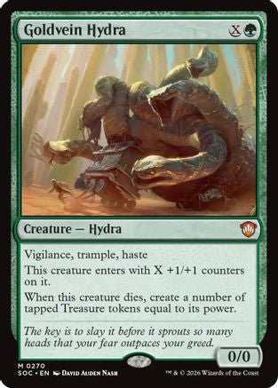 Goldvein Hydra (SOC-270) - Commander: Secrets of Strixhaven