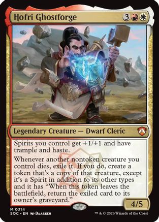 Hofri Ghostforge (SOC-314) - Commander: Secrets of Strixhaven