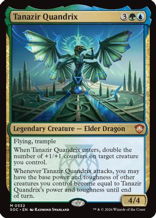 Tanazir Quandrix (SOC-332) - Commander: Secrets of Strixhaven