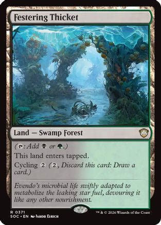 Festering Thicket (SOC-371) - Commander: Secrets of Strixhaven