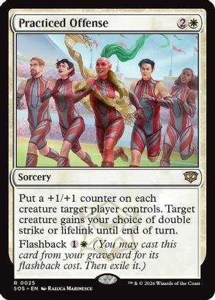 Practiced Offense (SOS-025) - Secrets of Strixhaven