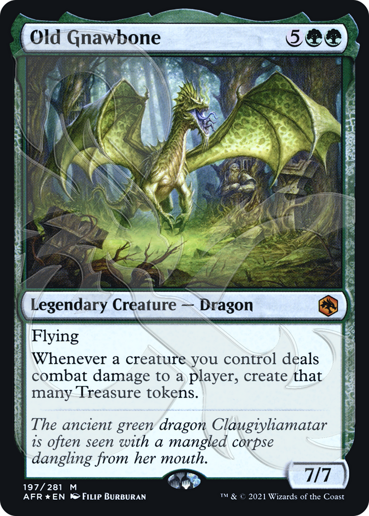 Old Gnawbone (AFR&-197A) - Adventures in the Forgotten Realms Promos Foil