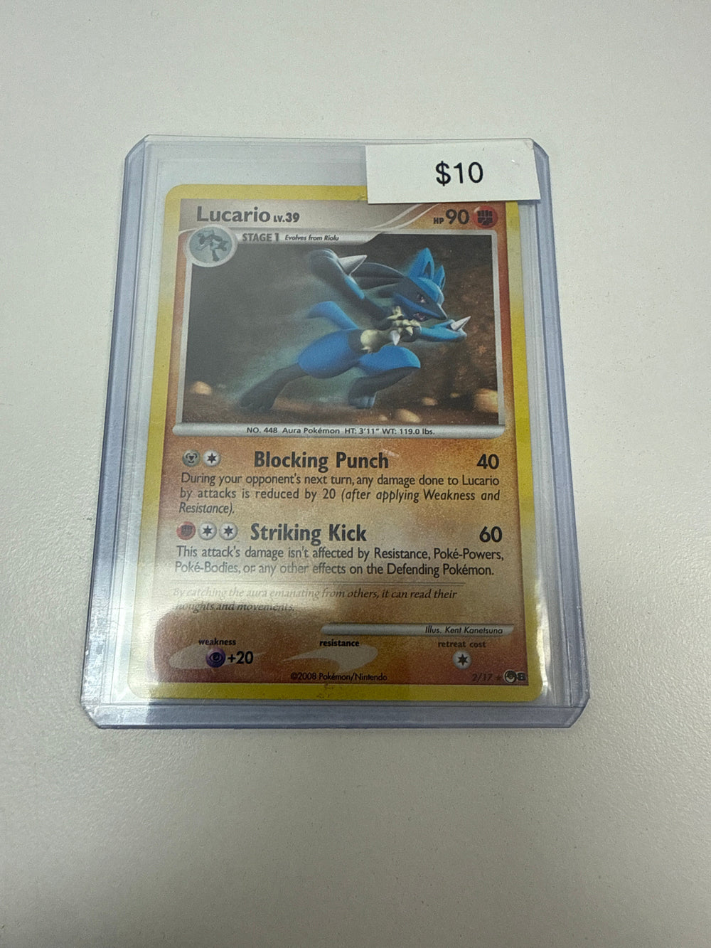 Pokemon Lucario Holo #2/17