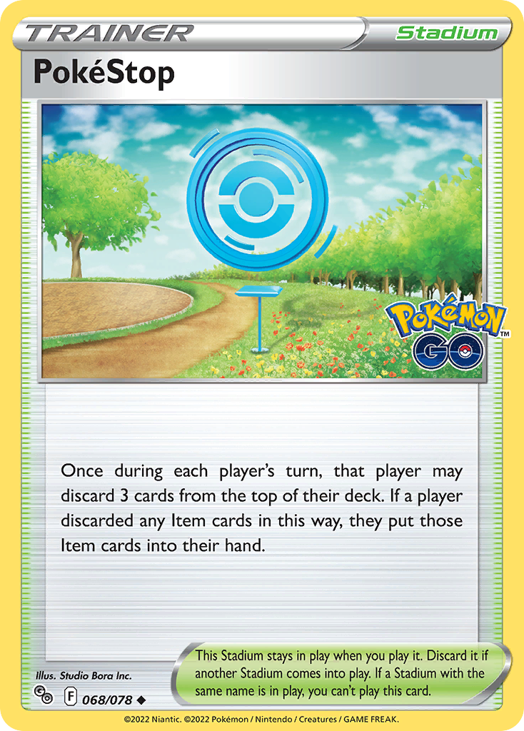 Pokéstop 68 78 Pokmon Go Reverse Holofoil