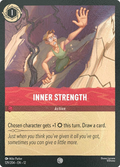 Inner Strength - 129/204 [Wilds Unknown] [Cold Foil]