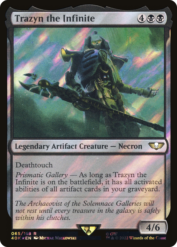 Trazyn the Infinite (40K-65â˜…) - Warhammer 40,000 Commander Foil
