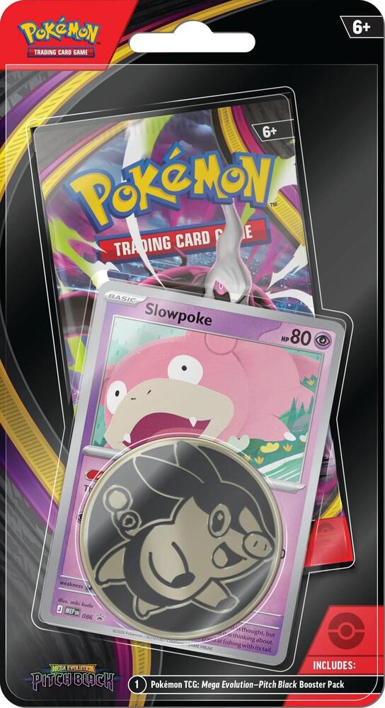 Pokemon: Mega Evolution: Pitch Black: (Me05) Checklane Blister Pack (Presale - Expected release date July 17th, 2026)