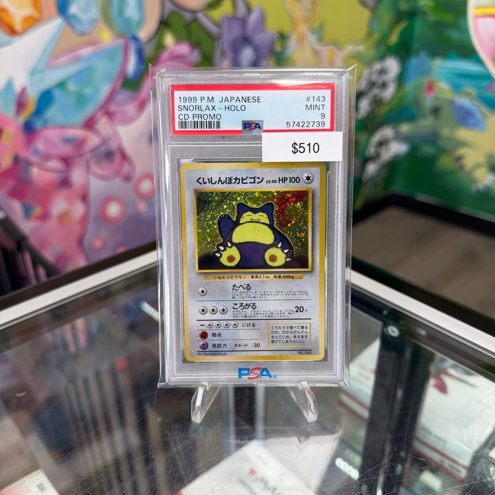Pokemon Japanese CD Promo Snorlax #143 PSA 9