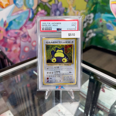 Pokemon Japanese CD Promo Snorlax #143 PSA 9