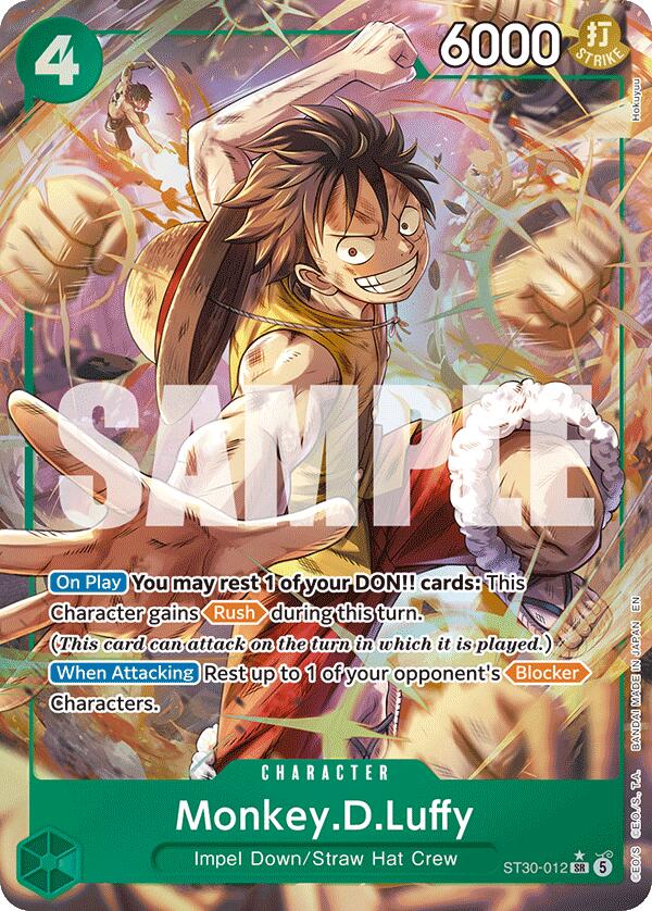 Monkey.D.Luffy (Parallel) - ST30-012 - (Starter Deck EX: Luffy & Ace)