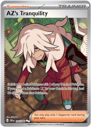 AZ's Tranquility (106/086) - ME04 Chaos Rising Holofoil