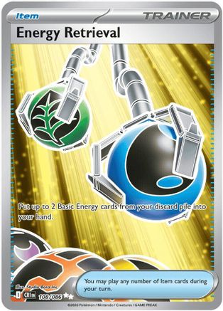 Energy Retrieval 108 - ME04 Chaos Rising Holofoil