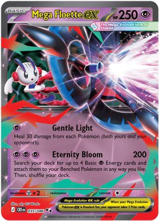 Mega Floette ex - 035/086 35 - ME04 Chaos Rising Holofoil