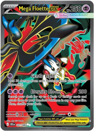 Mega Floette ex - 101/086 101 - ME04 Chaos Rising Holofoil
