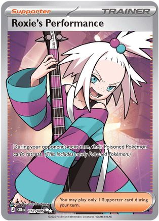 Roxie's Performance - 112/086 112 - ME04 Chaos Rising Holofoil