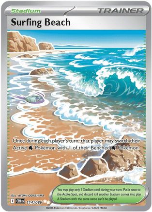 Surfing Beach 114 - ME04 Chaos Rising Holofoil