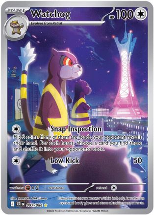 Watchog - 097/086 97 - ME04 Chaos Rising Holofoil