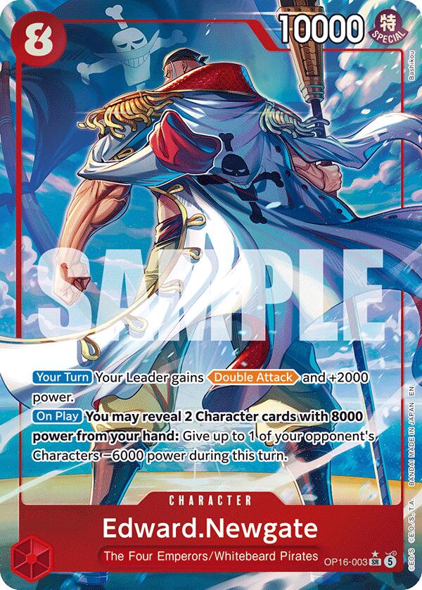 Edward.Newgate (Alternate Art) - OP16-003 - (The Time of Battle)