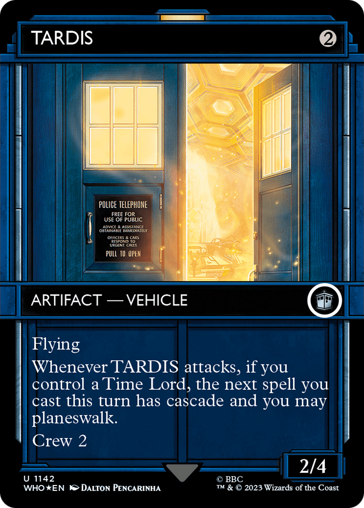 TARDIS (WHO-1142) - Doctor Who: (Showcase) (Borderless) Foil