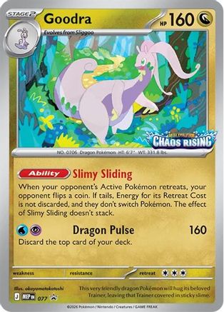 Goodra - 077 77 - ME Mega Evolution Promo Holofoil