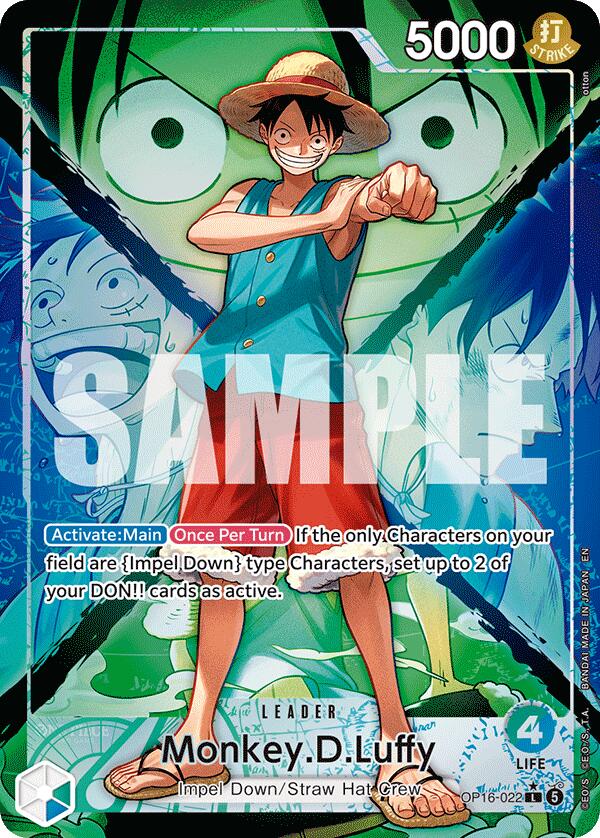 Monkey.D.Luffy (022) (Alternate Art) - OP16-022 - (The Time of Battle)