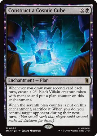 Construct a Cosmic Cube (MSH-090) - Marvel Super Heroes