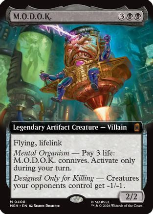 M.O.D.O.K. (Extended Art) (MSH-408) - Marvel Super Heroes Foil