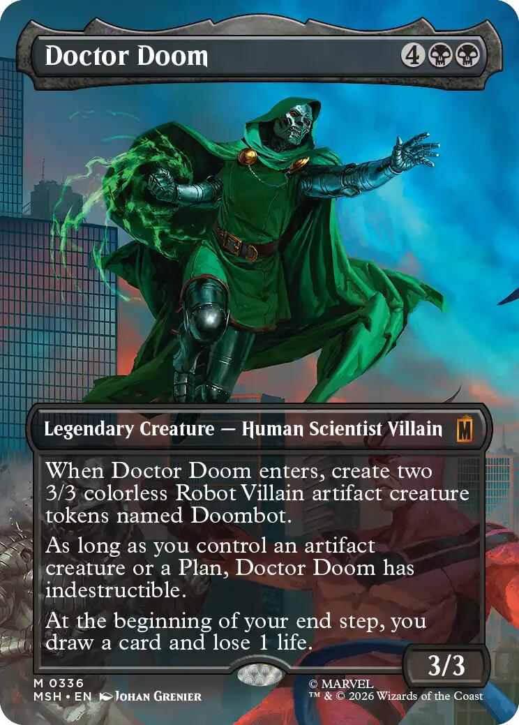 Doctor Doom (Borderless) (0336) - 336 - (Marvel Super Heroes)