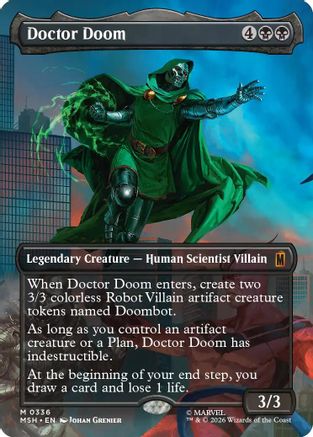 Doctor Doom (Borderless) (336) (MSH-336) - Marvel Super Heroes