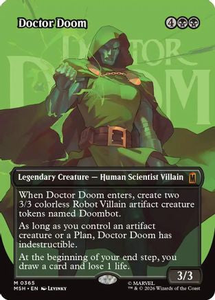 Doctor Doom (Borderless) (365) (MSH-365) - Marvel Super Heroes
