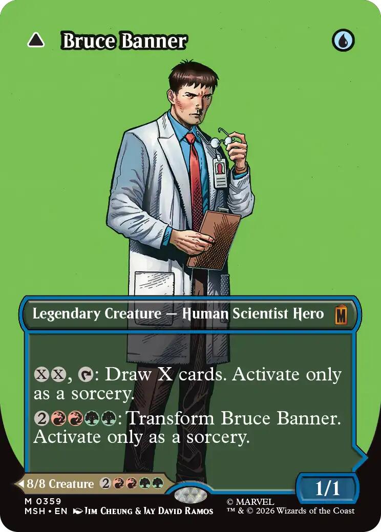 Bruce Banner (Borderless) (0359) - 359 - (Marvel Super Heroes)