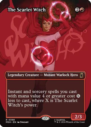 The Scarlet Witch (Borderless) (MSH-368) - Marvel Super Heroes