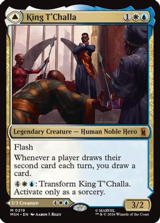 King T'Challa (MSH-219) - Marvel Super Heroes Foil