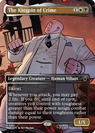 The Kingpin of Crime (Borderless) (0327) (MSH-327) - Marvel Super Heroes