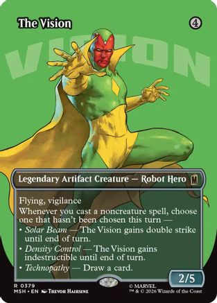 The Vision (Borderless) (MSH-379) - Marvel Super Heroes Foil