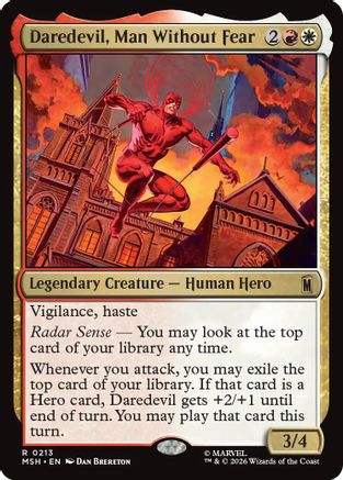 Daredevil, Man Without Fear (MSH-213) - Marvel Super Heroes