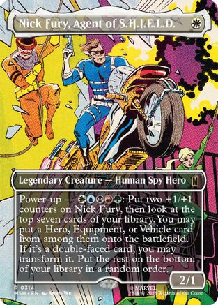 Nick Fury, Agent of S.H.I.E.L.D. (Borderless) (MSH-314) - Marvel Super Heroes
