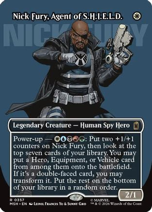 Nick Fury, Agent of S.H.I.E.L.D. (Borderless) (0357) (MSH-357) - Marvel Super Heroes