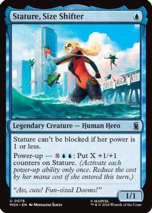 Stature, Size Shifter (MSH-078) - Marvel Super Heroes Foil