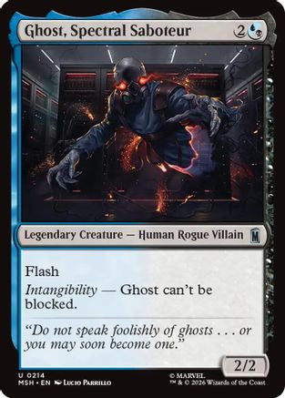 Ghost, Spectral Saboteur (MSH-214) - Marvel Super Heroes