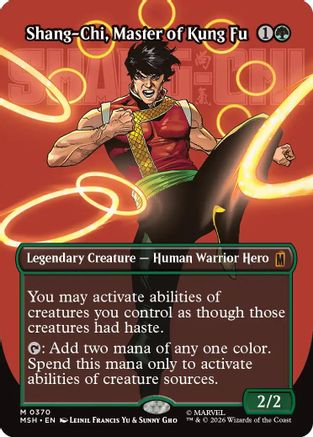 Shang-Chi, Master of Kung Fu (Borderless) (0370) (MSH-370) - Marvel Super Heroes Foil
