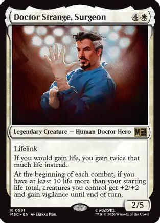 Doctor Strange, Surgeon (MSC-591) - Commander: Marvel Super Heroes Foil