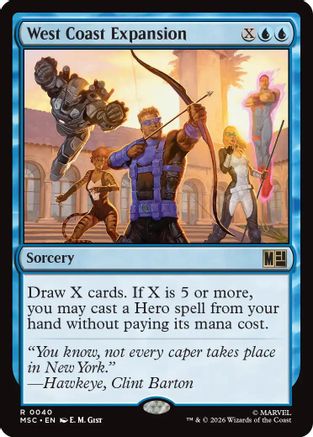 West Coast Expansion (MSC-040) - Commander: Marvel Super Heroes