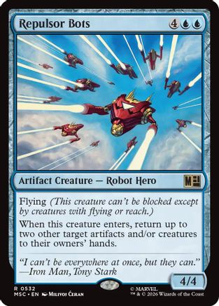 Repulsor Bots (MSC-532) - Commander: Marvel Super Heroes